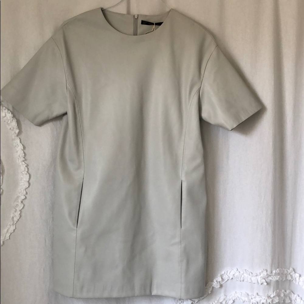 Zara leather dress